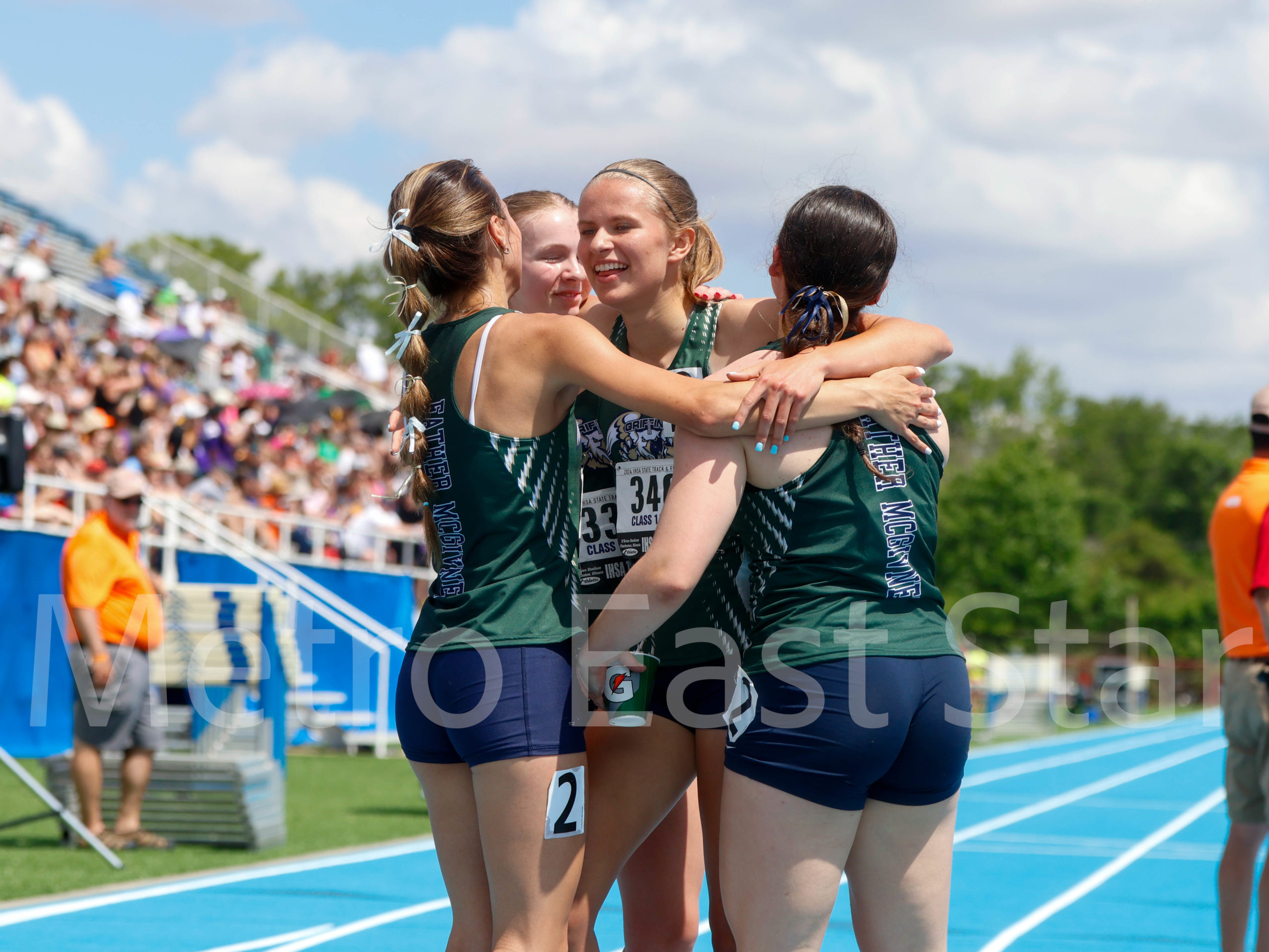 Father McGivney 4×800 Girls Track Team Is State Champions